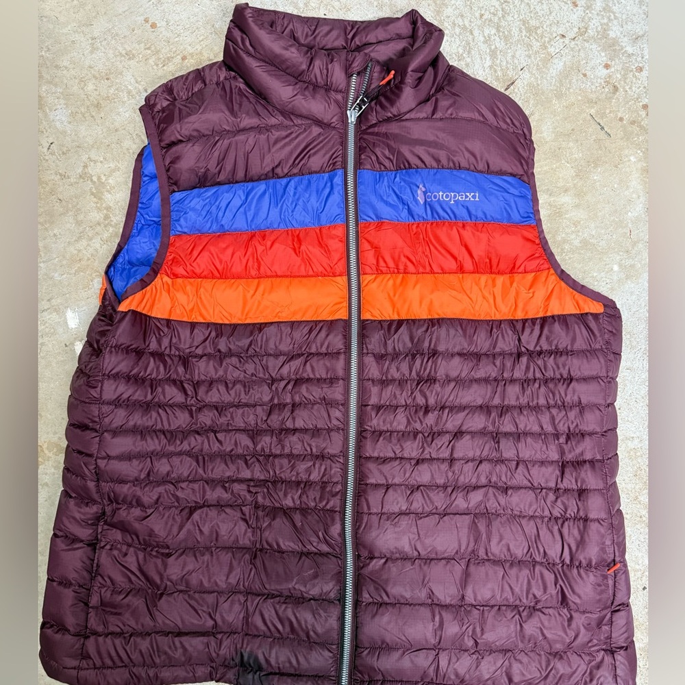 Cotopaxi Colorful Striped Vest